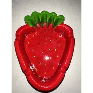Strawberry Resin Ashtray Hand Painted Novelty Functional Accessory Smoking